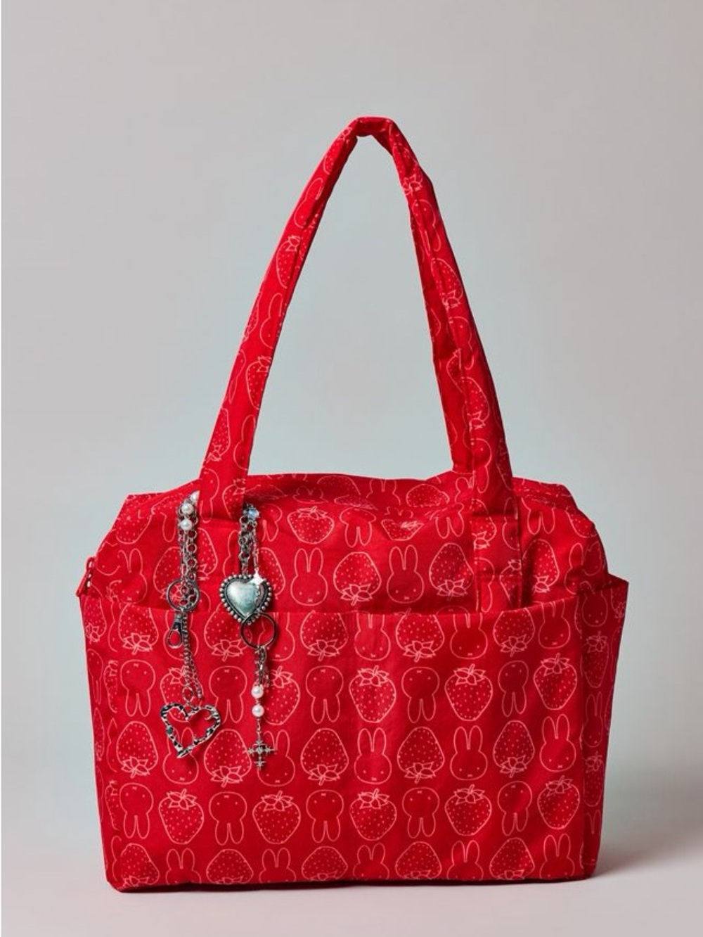 Red Miffy Baggu Small Cloud Carry On